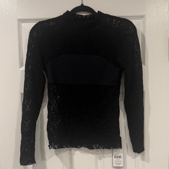 Hanky Panky Elegant Black Lace Top - Picture 3 of 4